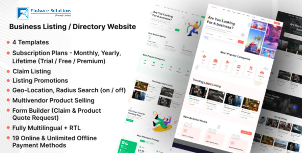 Business Listing/Directory website